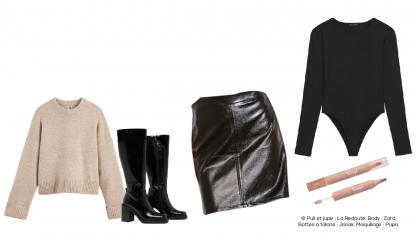 Un look idéal pour briller pendant les fêtes !