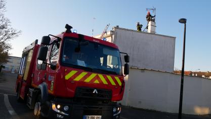 Les pompiers sont intervenus vers 9h16.