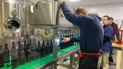 Pas de médaille mais une bonne critique pour la bière de l’Esat du Calaisis.