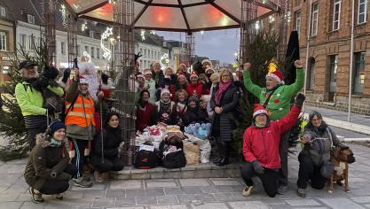 Grâce à tous ces marcheurs investis et motivés, les enfants seront gâtés pour les fêtes.