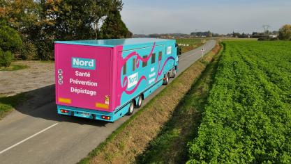 Le camion Nord santé repart sur les routes pour une deuxième tournée.
