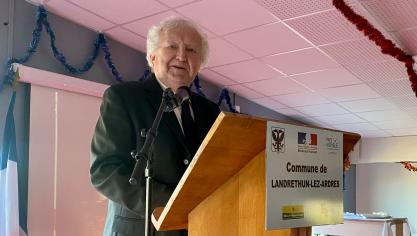 Gabriel Berly a présidé sa toute dernière cérémonie de voeux avec humour et émotion.