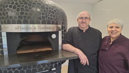 Christophe et Virginie ont acheté un four venu d’Italie