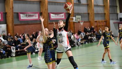 Jourdan et ses coéquipières de l’ACLPAB Calais s’inclinent à domicile face à Douvres-la-Délivrande.