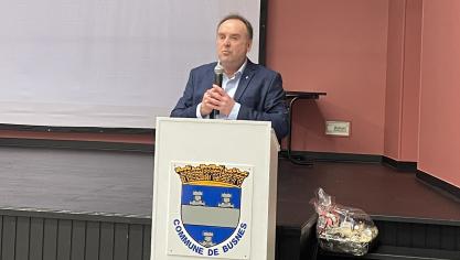 La cérémonie des vœux fut l’occasion d’évoquer les chantiers engagés sur la commune.