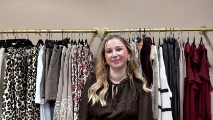 Louise a ouvert sa boutique à Gravelines le 17 janvier, un an après le lancement de sa boutique en ligne.
