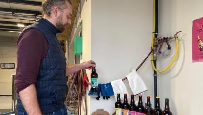 Après plusieurs années de brassage amateur, David Boucke passe à l’échelle professionnelle.