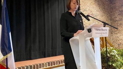 Adeline Declercq première adjointe d’Hames-Boucres.