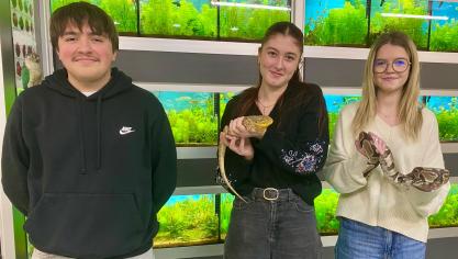 Un conure d’Amérique du Sud élevé à la main, un pogona d’Australie ou un python d’Afrique voilà ce que vous pourrez découvrir lors de cette journée.