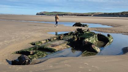 L’épave du UC 61 allemand a refait surface à Wissant.