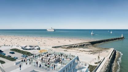 L’emprise foncière du projet est de 8 245 m².