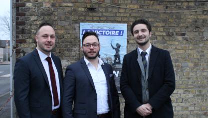 Maxence Accart (à droite) devait être en troisième position sur la liste d’Adrien Nave (à gauche).