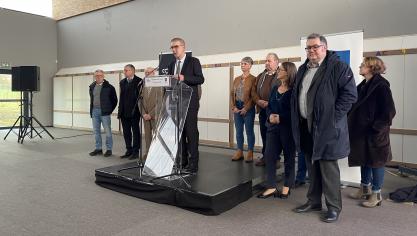 Jérôme Darques, maire de Morbecque, a souhaité ses vœux à la population le 31 janvier. En fin de cérémonie, pour la dernière du mandat, il a invité les élus de son conseil à le rejoindre.