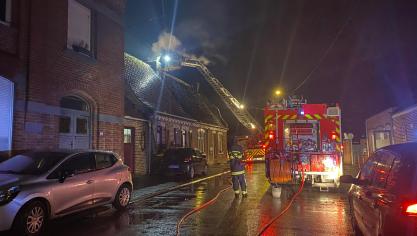 Les pompiers ont été alertés à 20 h 38.