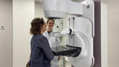 Le mammographe est déjà installé à l’hôpital.