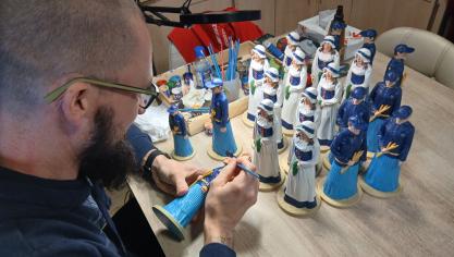 Tony Bécue en pleine action.