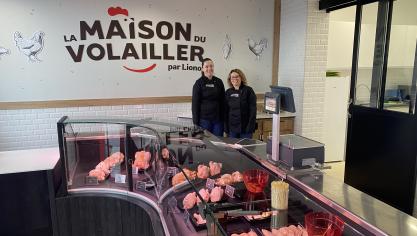 Depuis jeudi 5 février, Lionor a lancé un magasin de vente directe de ses produits, La Maison du Volailler.