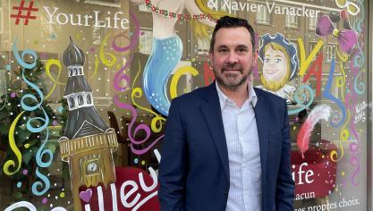 Benoît Vanacker est l’assureur du carnaval de Bailleul.