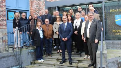 Jérôme Darques, maire sortant, brigue un troisième mandat avec la liste « Avec vous pour Morbecque ».