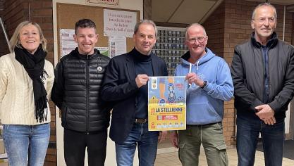 Arnaud Grémont (sweat bleu), inventeur de cette belle course veut en garder l’esprit bon enfant