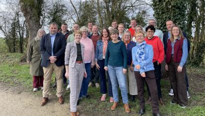 L’ensemble des candidats pour la liste menée par Elizabeth Boulet.