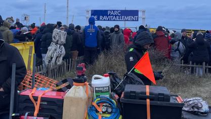 Dès 7h ce dimanche matin, ceux qui assurent le ravitaillement étaient au taquet