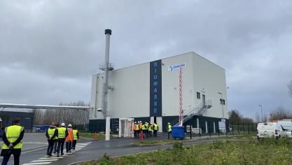Deux ans après les annonces d’investissement, la chaufferie biomasse est active sur le site de Blédina à Steenvoorde, qui appartient au groupe Danone.