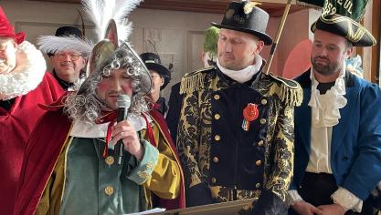 C’était la première de Benoît Flahault dans la peau du docteur Piccolissimo, accompagné d’Antony Gautier (au centre) et Valentin Belleval (à droite).