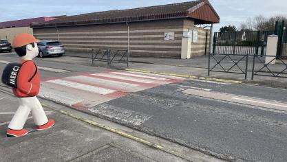 Le parvis de l’école du Moulin devrait être sécurisé.
