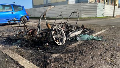 L’incendie a eu lieu avenue Guynemer à Calais.