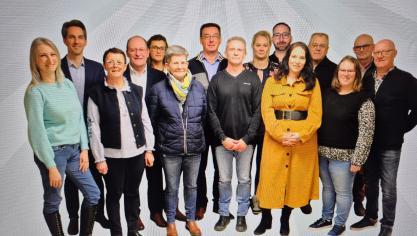 Les 15 personnes de la liste « Continuons pour l’avenir de Campagne-les-Wardrecques ».