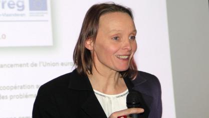 Céline Rauwel est candidate en tête de liste à la mairie de Cassel.