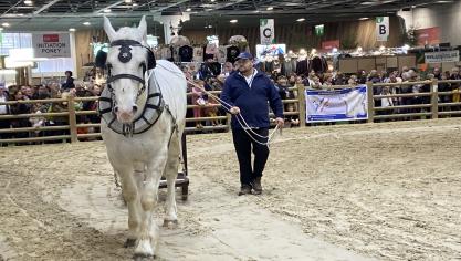 Mehdi Malin, éleveur à Samer, a participé au salon de l’agriculture de Paris.