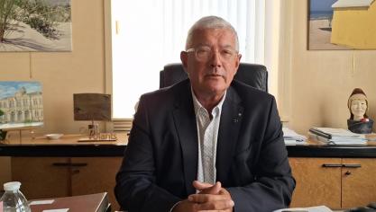 Bruno Cousein est candidat à sa succession aux prochaines élections municipales.