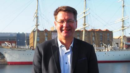 Patrice Vergriete, maire sortant de Dunkerque, brigue un troisième mandat.