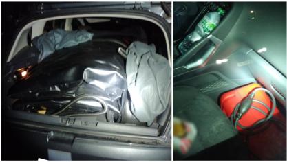 La police a saisi le matériel nautique présent dans le véhicule du livreur.