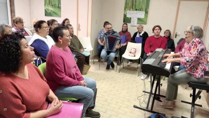 En pleine répétition avant le jour J !