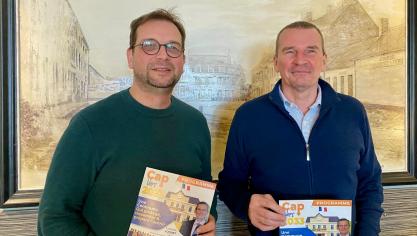 Ludovic Loquet maire sortant et Ludovic Baroux conseiller sortant ont présenté le programme de la liste Cap vers 2033.