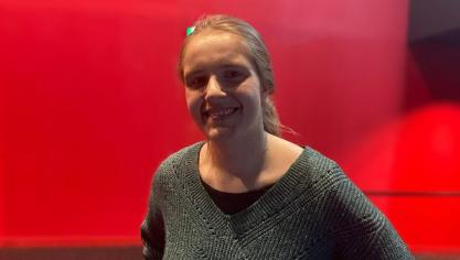 Marie Paresy, gagnante du tremplin Cine comedy club à Boulogne-sur-Mer