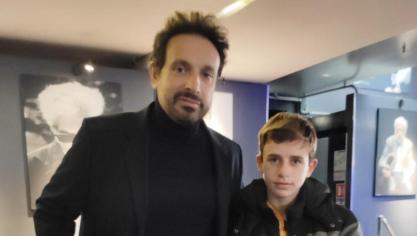 Bruno Salomone et Théo Deroo à l’avant-première du film, à Paris, en 2021.