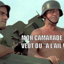 On vous a préparé une petite sélection de répliques cultes de films, dont le fameux film La 7ème compagnie !