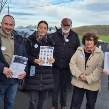 Le tractage a déjà débuté.