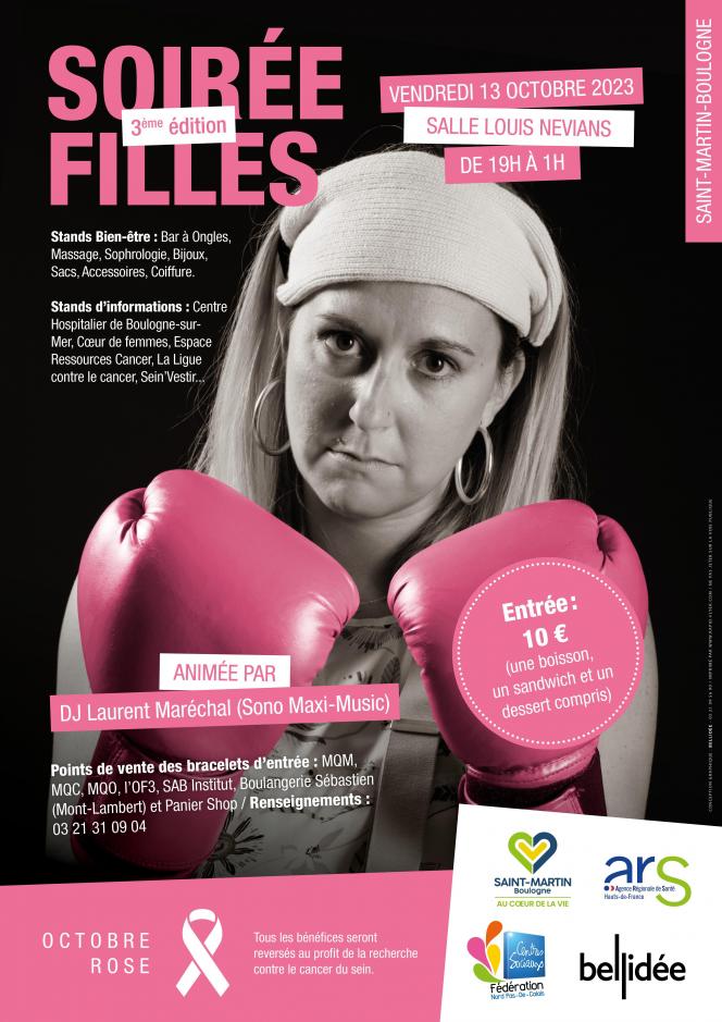Affiche soirée Filles Octobre 2023