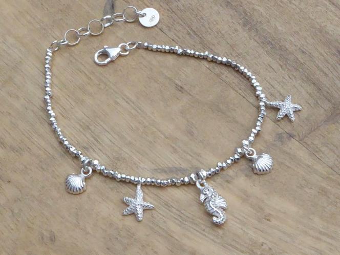 Bracelet en argent de LPPbijoux fabriqué à Bailleul, 38 euros, disponible sur etsy.com